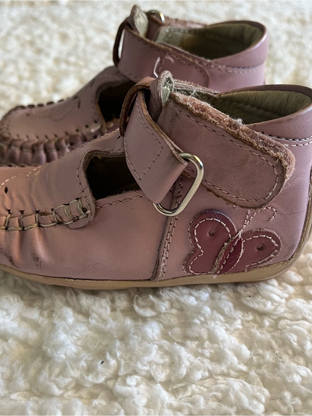 Mexican Leather Shoes Baby Girl
